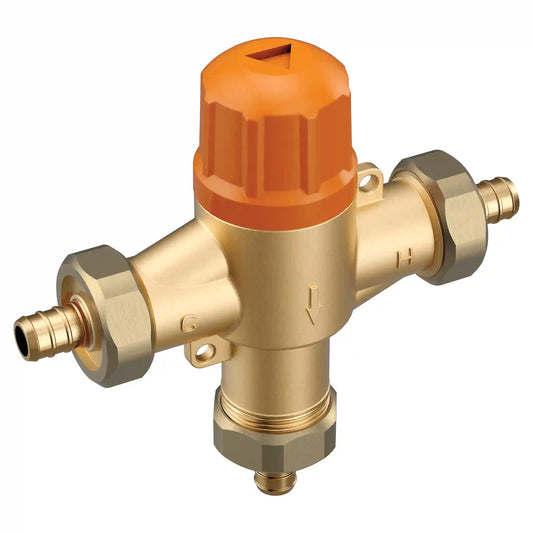 Commercial Parts and Accessories 1/2" Crimp Ring Pex Connection Includes Thermostatic