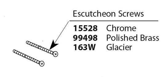Moen Escutcheon Screws (2 Screws) for A Single-Handle Tub/Shower Escutcheon