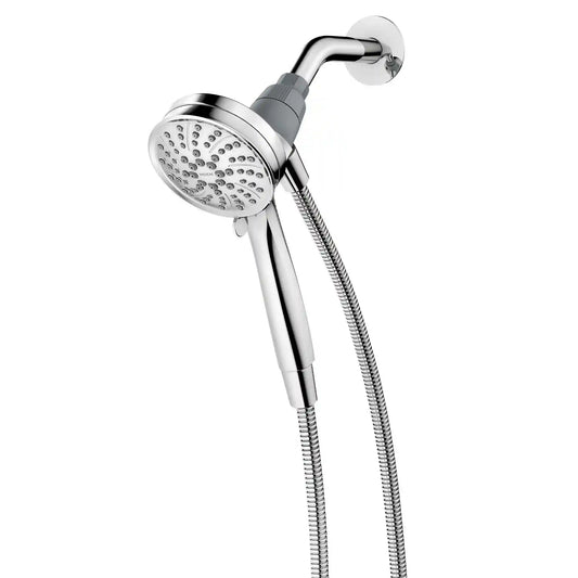 Attract Six-Function 3-1/2" Diameter Spray Head Handheld Shower with Magnetix