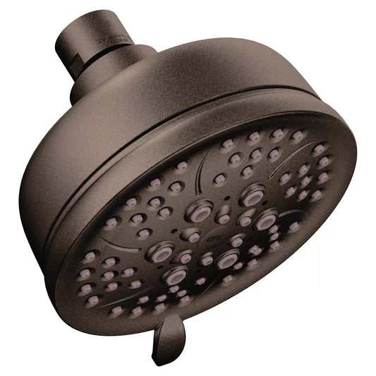 CFG Chrome four-function 4" diameter spray head eco-performance showerhead
