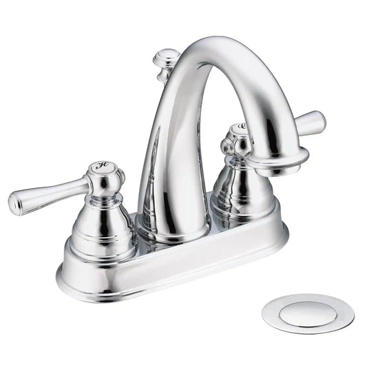 Kingsley Two-Handle High Arc Bathroom Faucet