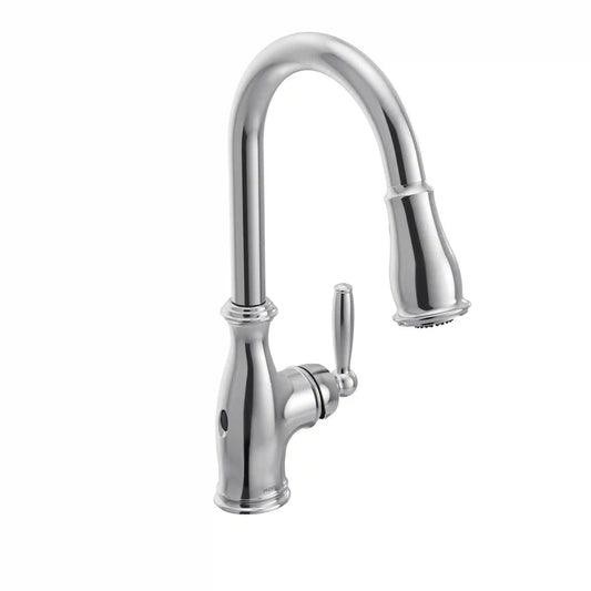 Brantford MotionSense Wave One-Handle High Arc Single Sensor Pulldown Kitchen Faucet