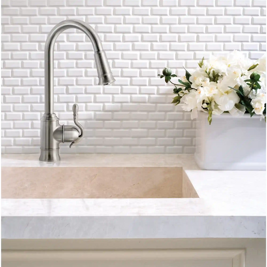 Woodmere One-Handle High Arc Pulldown Kitchen Faucet