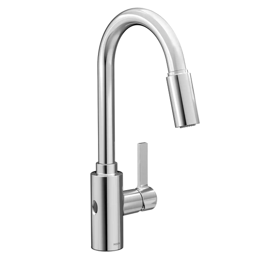 Genta LX MotionSense Wave Single Sensor One-Handle High Arc Pulldown Kitchen Faucet