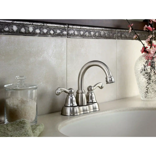 Traditional Two-Handle High Arc Bathroom Faucet