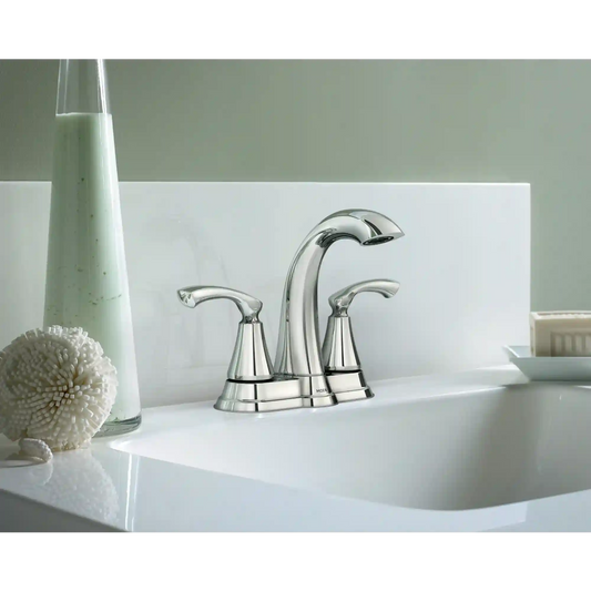 Tiffin Two-Handle High Arc Bathroom Faucet