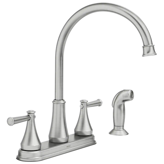 Stevie Two-Handle High Arc Kitchen Faucet