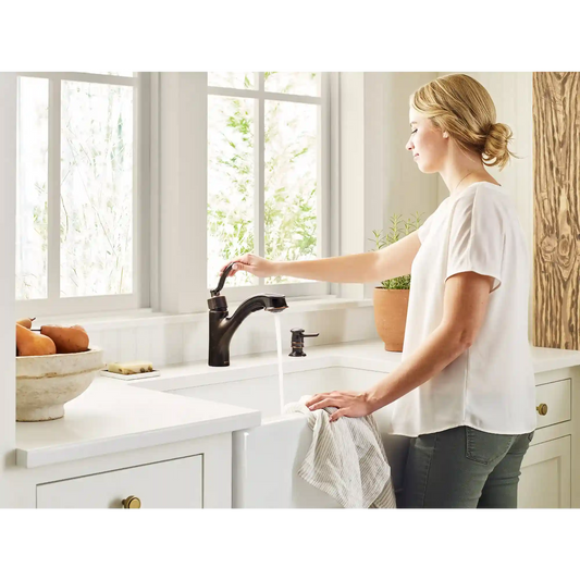 Marbrook One-Handle High Arc Pullout Kitchen Faucet