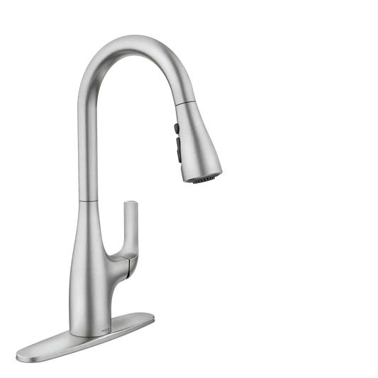 Leesi One-Handle High Arc Pulldown Kitchen Faucet