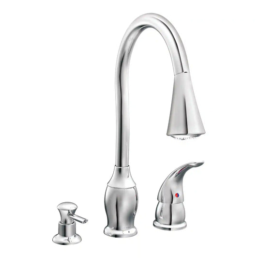 Trianna One-Handle High Arc Pulldown Kitchen Faucet