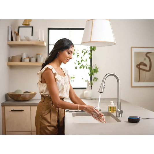 Sarai Smart Kitchen Faucet One-Handle High Arc Pulldown