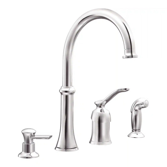Quinn One-Handle High Arc Kitchen Faucet