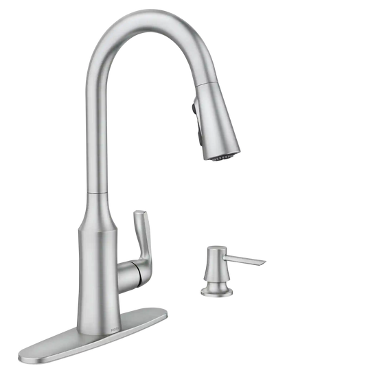 Cadia One-Handle High Arc Pulldown Kitchen Faucet
