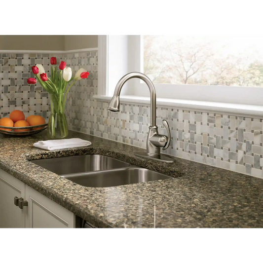 Terrace One-Handle High Arc Pulldown Kitchen Faucet