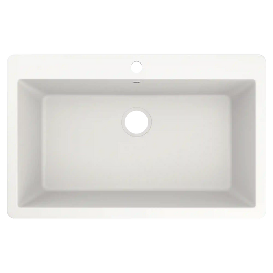 Host 33" Granite Dual Mount Single Bowl Sink