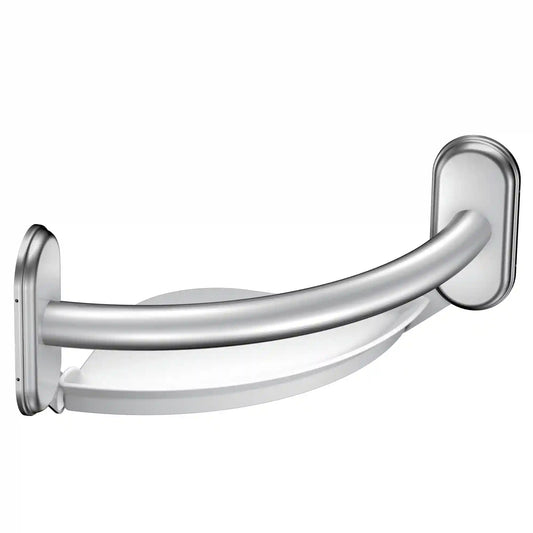 9" Grab Bar with Corner Shelf