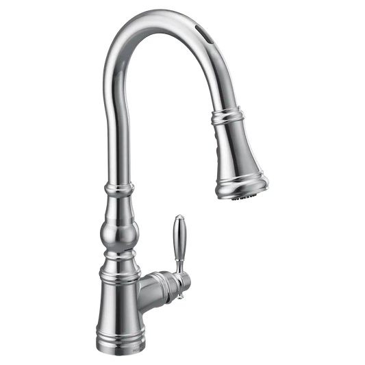 Weymouth Smart Faucet Voice Control One-Handle High Arc Pulldown Kitchen Faucet