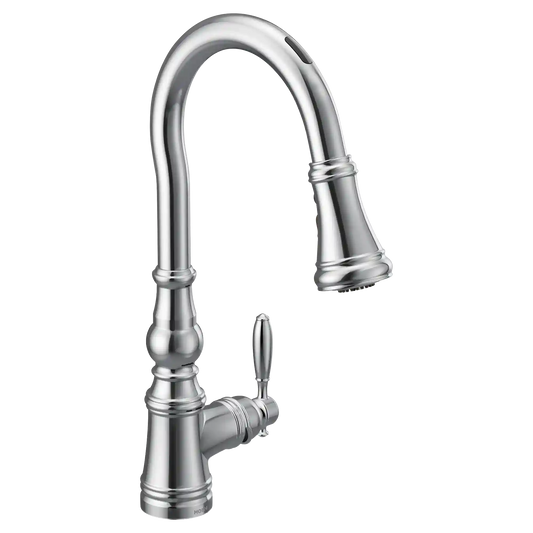 Weymouth Motion Control Smart Kitchen Faucet In - One Handle High Arc Pulldown