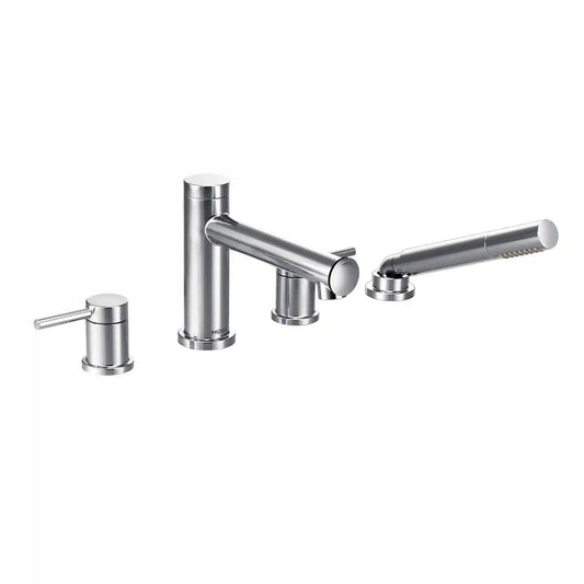 Align Two-Handle Diverter Roman Tub Faucet Including Handheld Shower