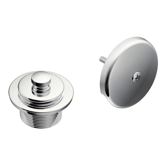 Moen Push-N-Lock Tub Drain Kit with 1-1/2" Threads