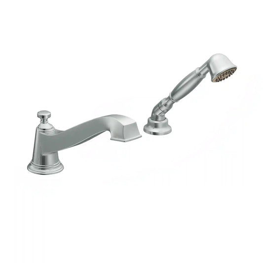 Rothbury Low Arc Roman Tub Faucet Includes Hand Shower