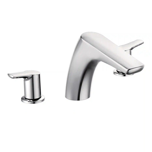 Method Two-Handle Low Arc Roman Tub Faucet