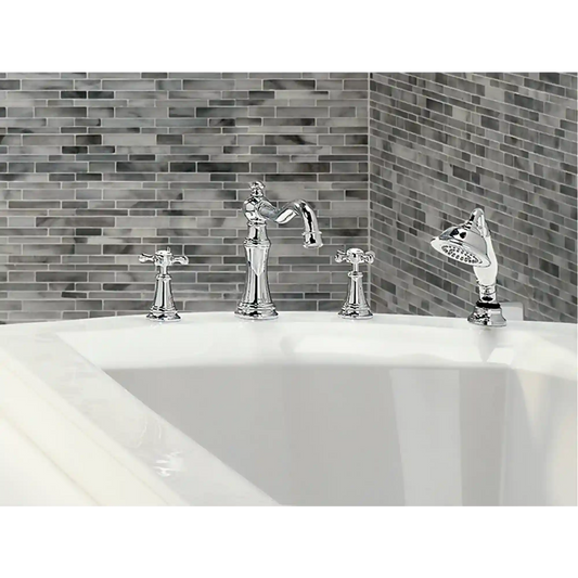 Weymouth Two-Handle High Arc Roman Tub Faucet