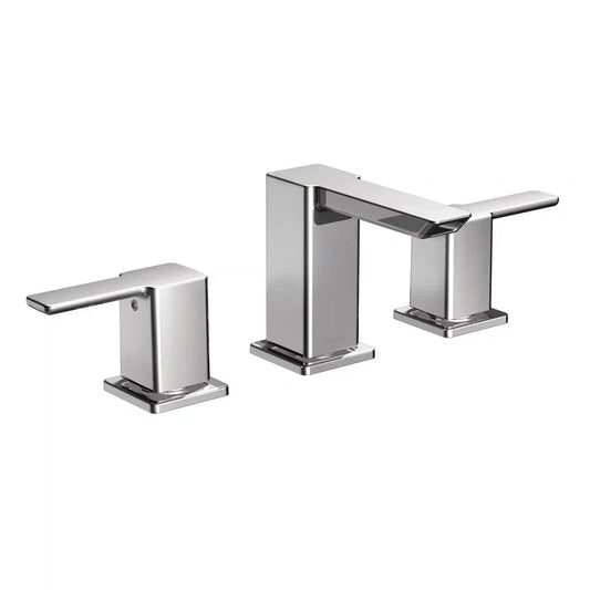 90 Degree Two-Handle Low Arc Bathroom Faucet