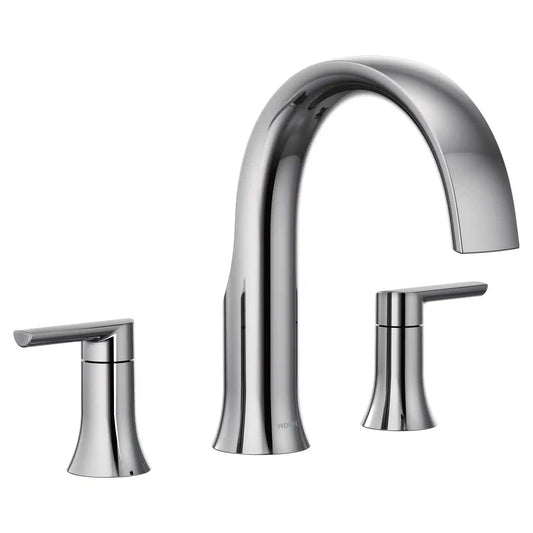 Doux Two-Handle Non-Diverter Roman Tub Faucet