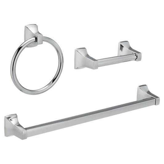 Adler Spring Loaded Paper Holder Towel Bar/Towel Ring