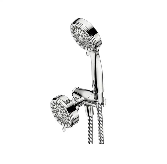 Ignite Five-Function 3 3/4" Diameter Standard Spray Head with Handheld Shower