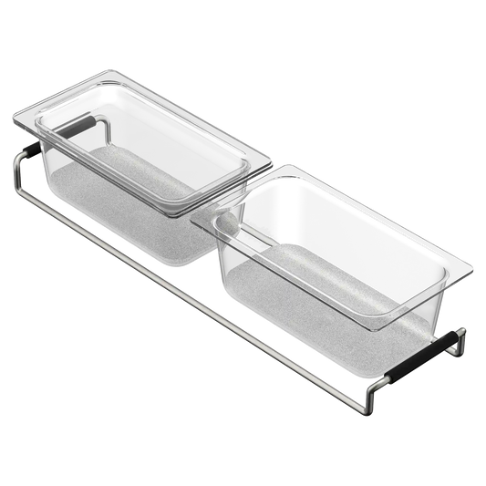 Workstation System Prep Bins with Lids