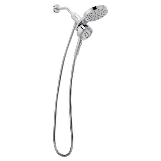 Magnetix Six-Function 6.7" Diameter Spray Head Standard with Handshower