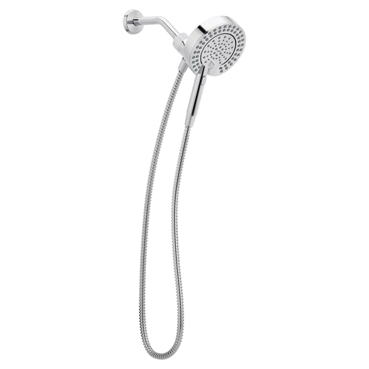 Magnetix Six-Function 6-1/2" Diameter Spray Head Standard with Handshower