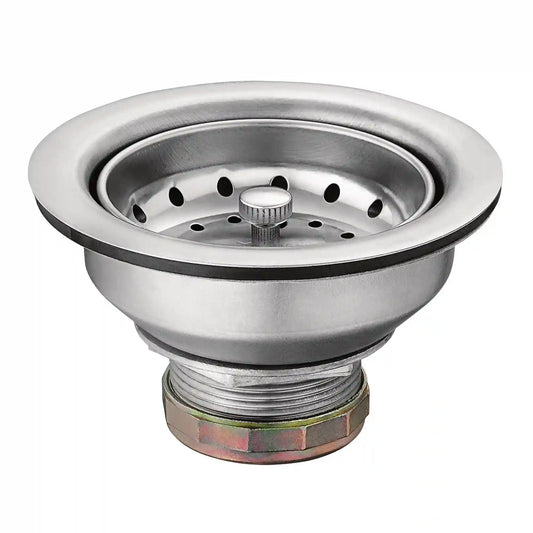 Moen Steel Drop-In Basket Strainer with Drain Assembly 3-1/2"