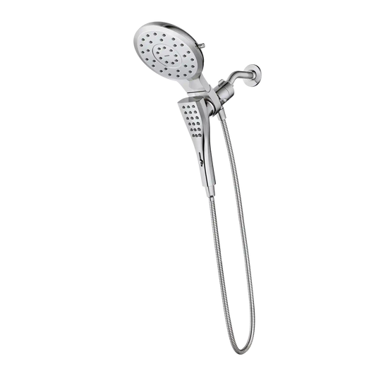 Verso 7" Round Dual Head Combination Shower with Infiniti Dial In