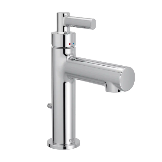 Aluma Chrome one-handle low arc bathroom faucet