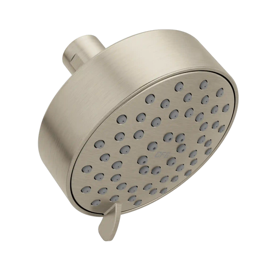 CFG Brushed nickel three-function 4" diameter spray head standard