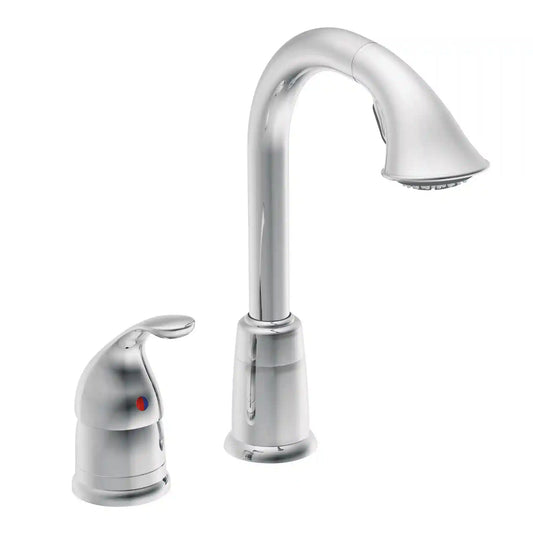 Camerist One-Handle High Arc Pulldown Single Mount Bar Faucet