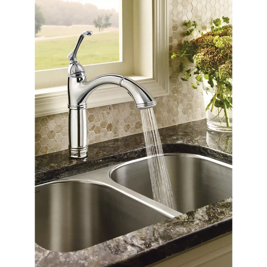 Brantford One-Handle High Arc Pullout Kitchen Faucet