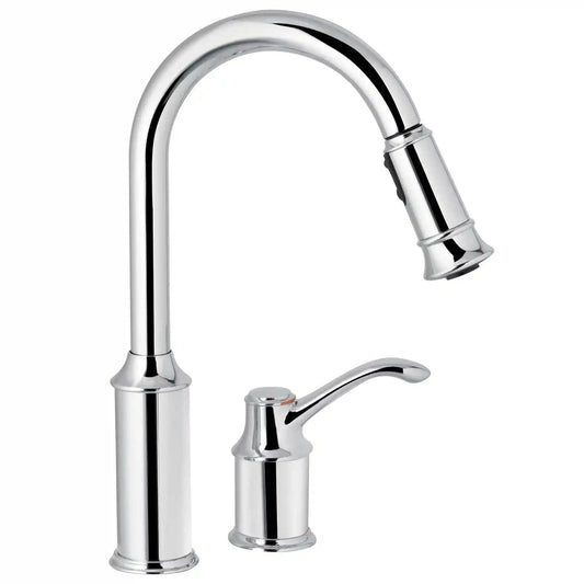 Aberdeen One-Handle High Arc Pulldown Kitchen Faucet