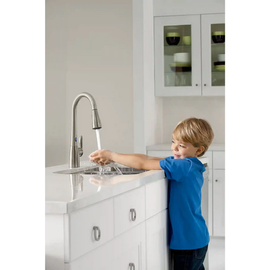 Arbor One-Handle High Arc MotionSense Dual Sensor Pulldown Kitchen Faucet