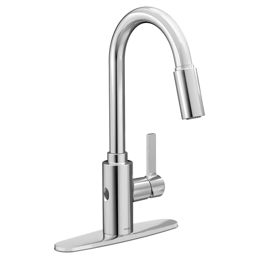 Genta LX MotionSense Wave Single Sensor One-Handle High Arc Pulldown Kitchen Faucet