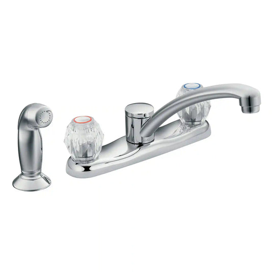 Chateau Two-Handle Low Arc Kitchen Faucet