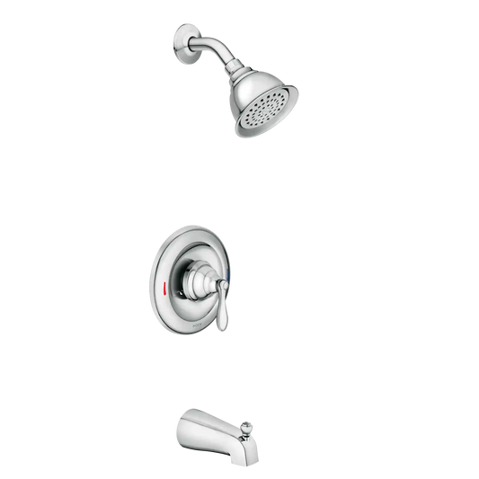 Caldwell Posi-Temp(R) Eco-Performance Tub and Shower Faucet
