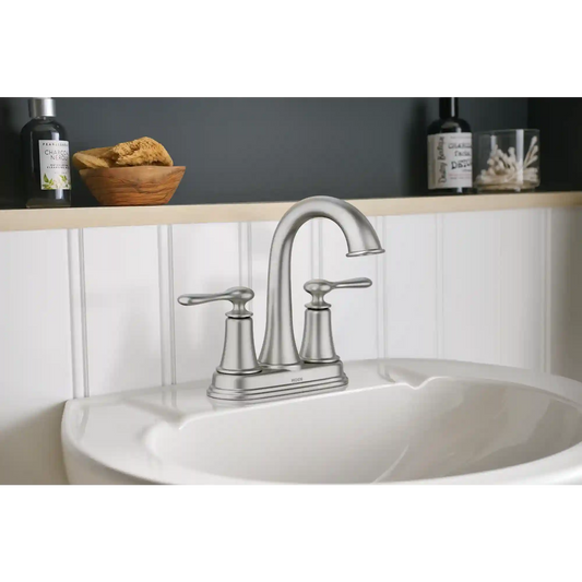 Ellicott Two-Handle High Arc Bathroom Faucet