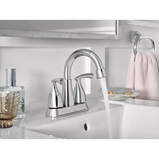 Essie Two-Handle Centerset Bathroom Sink Faucet