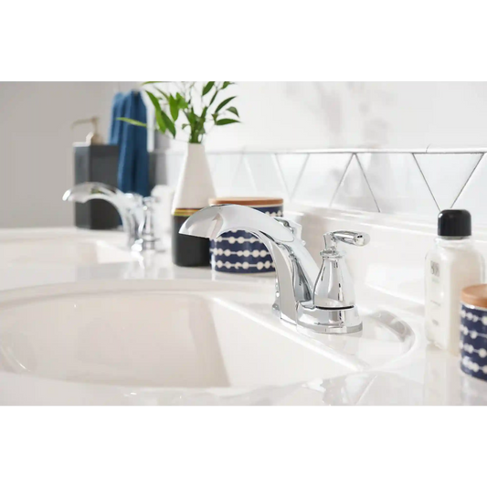 Hilliard Two-Handle Low Arc Bathroom Faucet