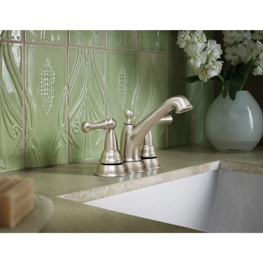Sage Two-Handle Low Arc Bathroom Faucet