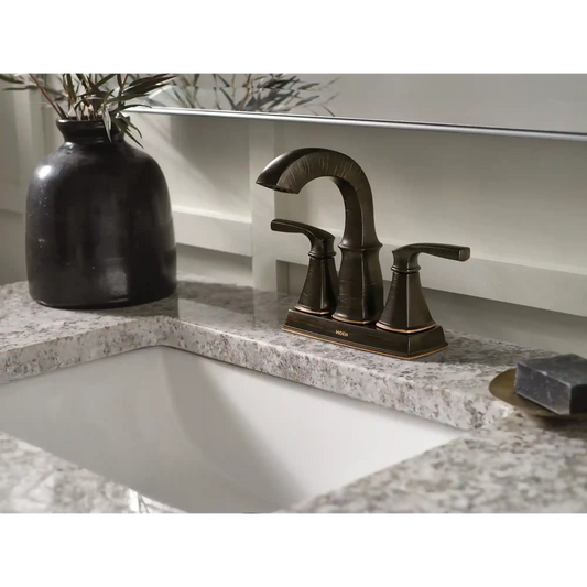 Finney Two-Handle High Arc Bathroom Faucet